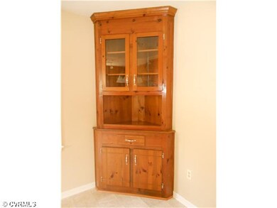 Kitchen - Corner Hutch for storage of table linens