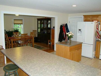 Kitchen. Tile floor Oak cabinets,...