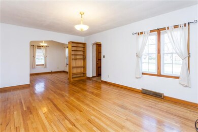 View from end of family into dining room.