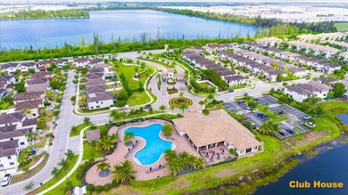 CLUB HOUSE AND POOL VIEW..  ENTRANCE VIEW