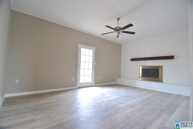 Wood burning fire place