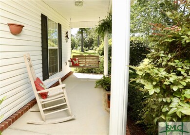 Enjoy your morning coffee on this beautiful porch 