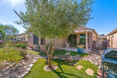 Back patio & yard