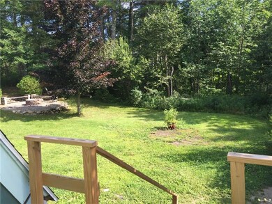 View from the private back deck...