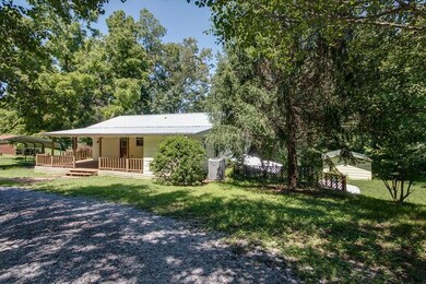 Beautiful trees surround the property.