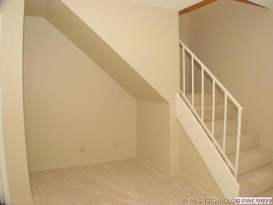 Media niche in living room