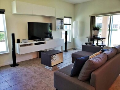 Living Room, Access to patio and half bath-room