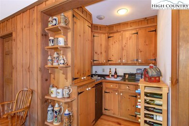 Wet bar in family room.