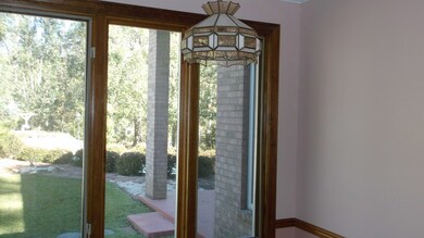 view looking out from breakfast room