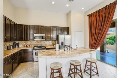 Large kitchen island