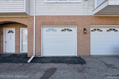 Garage, entrance to the left.