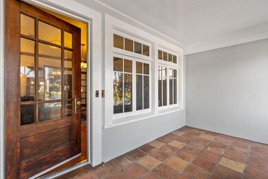 Entry from front porch