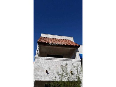 Exterior Back. Balcony