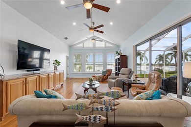 Spacious Family Room w/ Lake Views