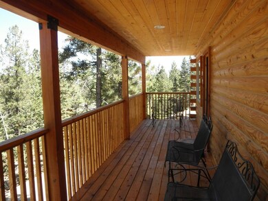Deck overlooking valley