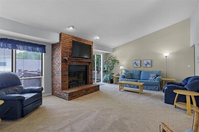 Wood burning fireplace