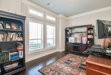 Study at the front of the home off the entry.