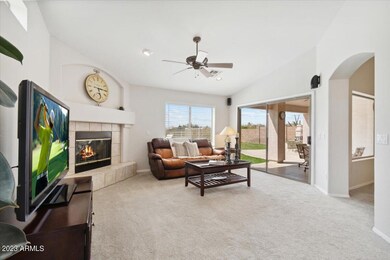 Family room off of the kitchen