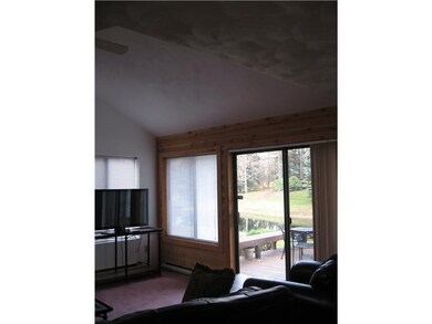 Living Room. Living room with patio sliding doors 