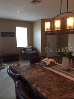 Dining room and living room combo
