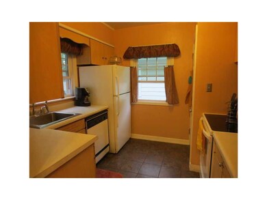 Kitchen. Bright and cheery kitchen with appliances