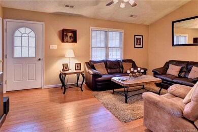Great Room with wood floor