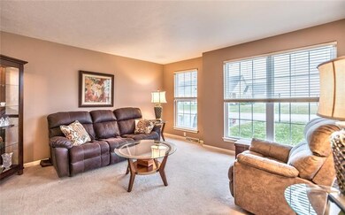living room view from side entrance