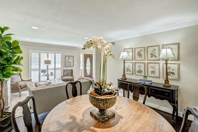 Nice open flow of living areas.