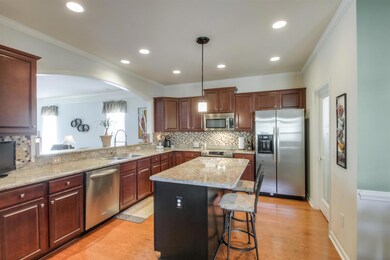 Kitchen with island