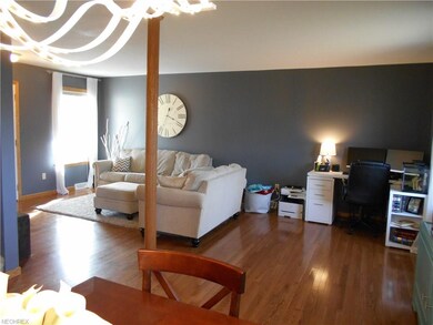 Living room picture shows seller's choice of layou