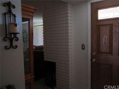 Entry with fire place view 