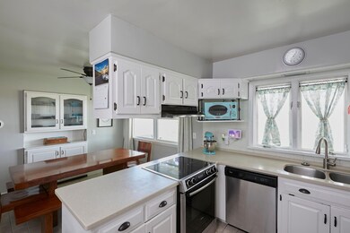Kitchen with dining area
