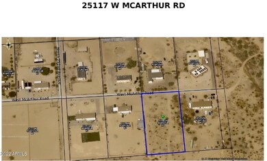 25117 W MCARTHUR RD - AERIAL WITH ADDRES