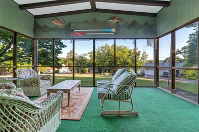 18 x 16.5 foot screened-in  porch.