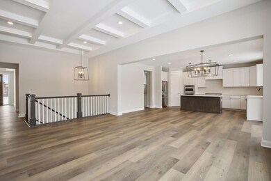 Great room, dinette and kitchen