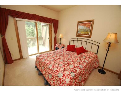 Bedroom. Guest bedroom with walk out to the patio