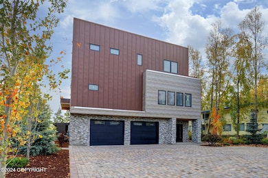 Exterior siding in steel & stone