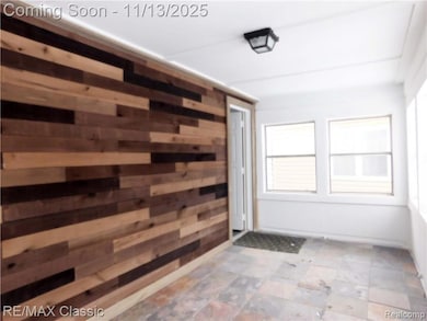 Enclosed front porch