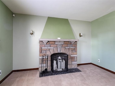 Living Room Decorative Fireplace