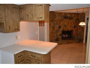 DINING AREA WITH FIREPLACE