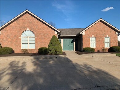 Front view of clubhouse.