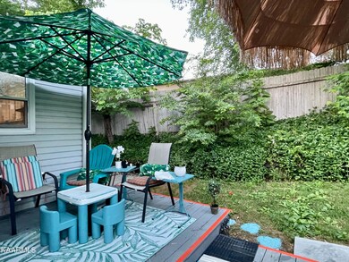 Patio and privacy fence