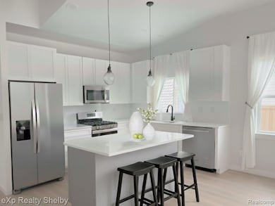 Model view of kitchen