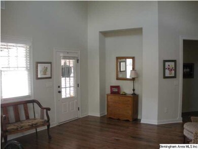 Entry from the covered porch