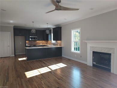 kitchen and great room