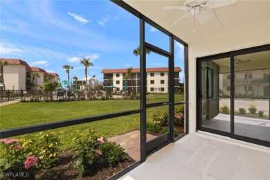 Screened Lanai w/View of Gulf, Pool & Community