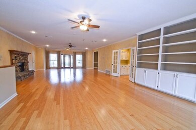 A view from the windows looking back at front door