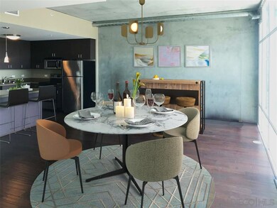 Virtually Staged Dining Area