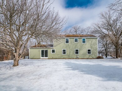 Large Back Yard with Mature Trees & BIG Concrete P