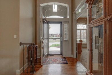 Hardwood floors in entry, great room & kitchen